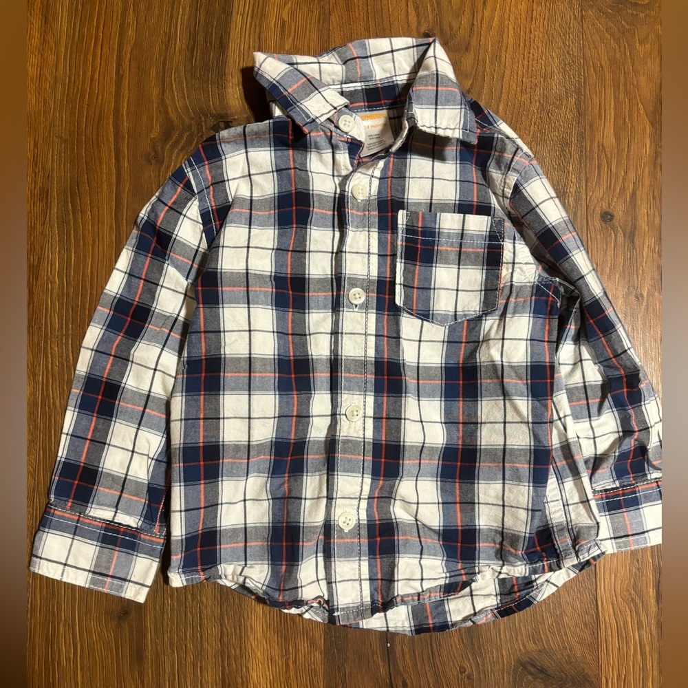 Gymboree Baby Boys Plaid Button Up Shirt